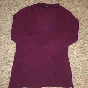 Maroon top